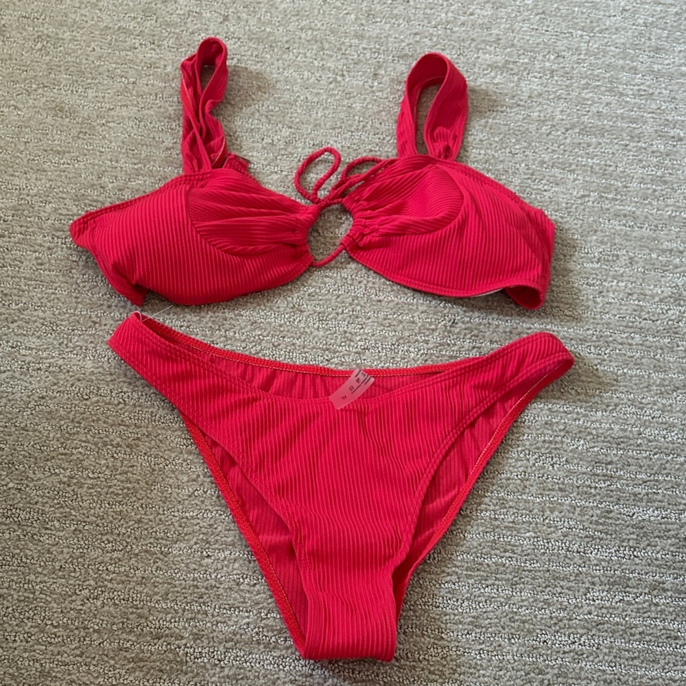 SHEIN Red Bikini Set